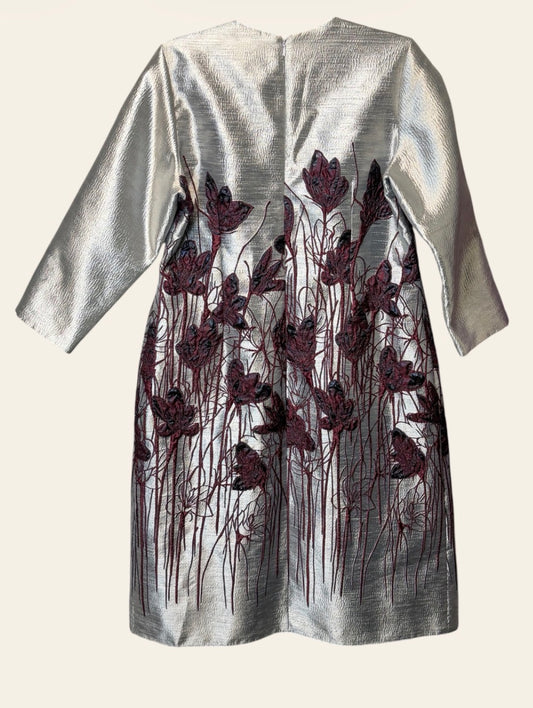 Barelli Floral Silver Dress