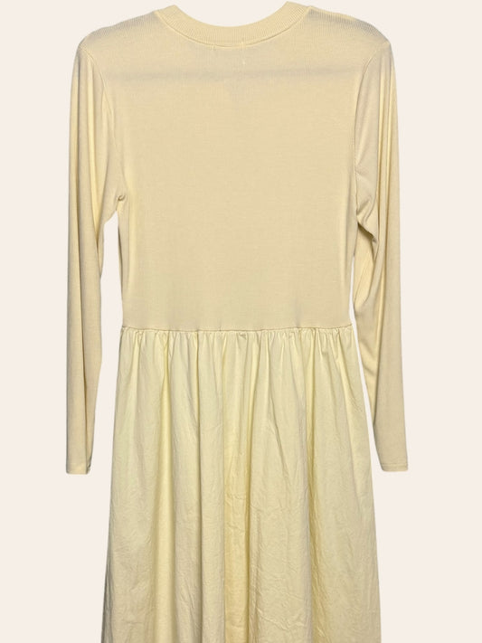 Point Butter Yellow Maxi Dress