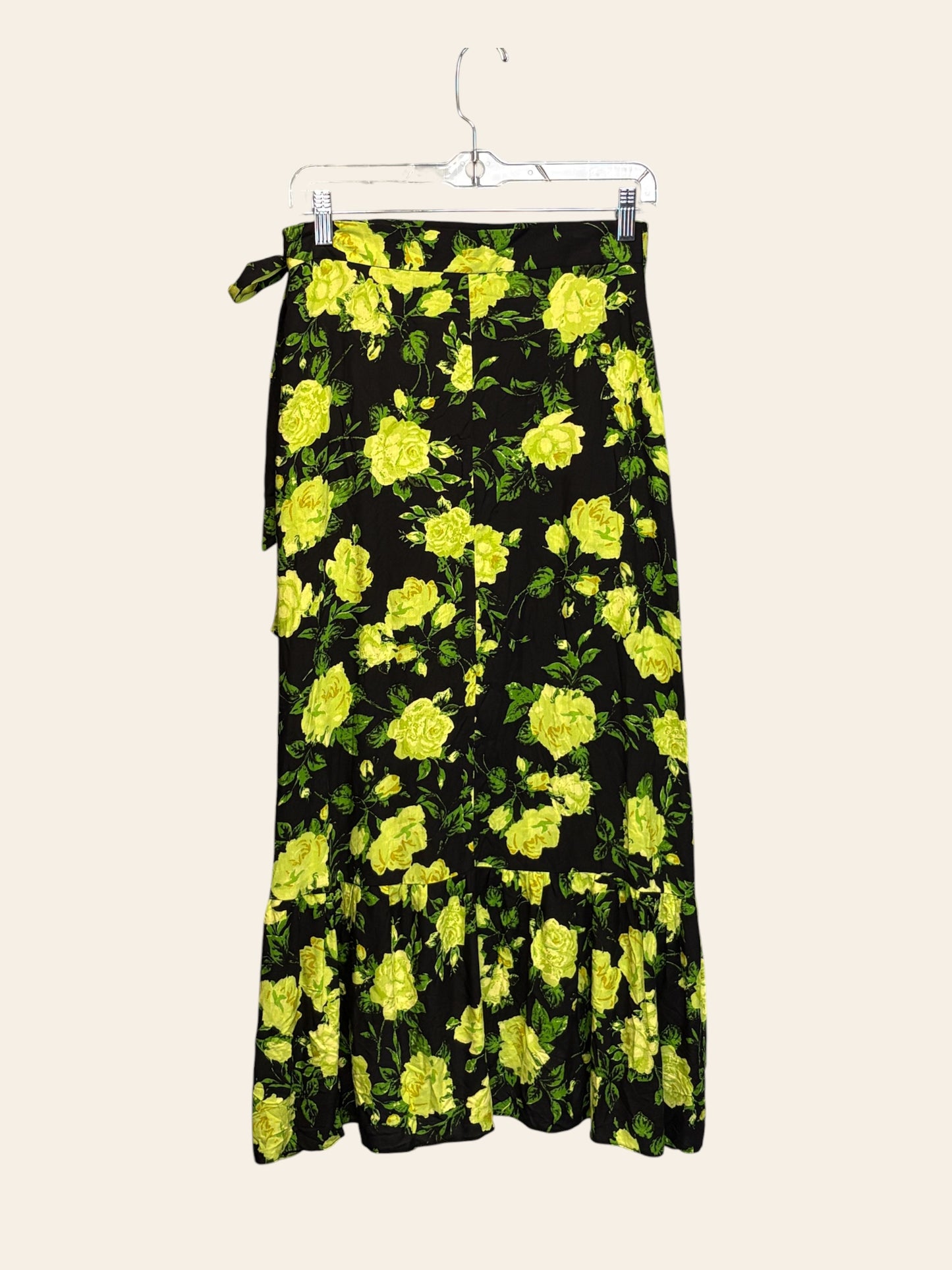 Floral Wrap Skirt