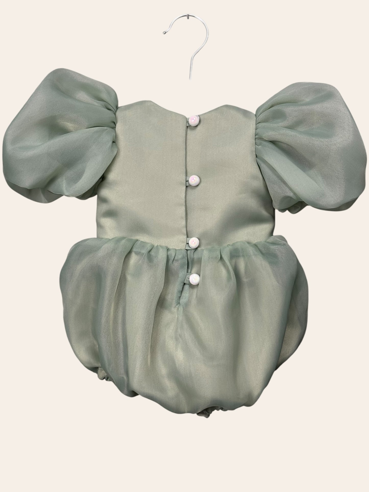 Lisa girls green gown