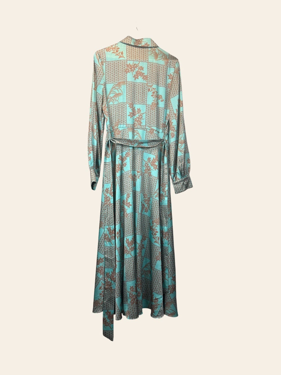 Current Air Collar Pattern Dress