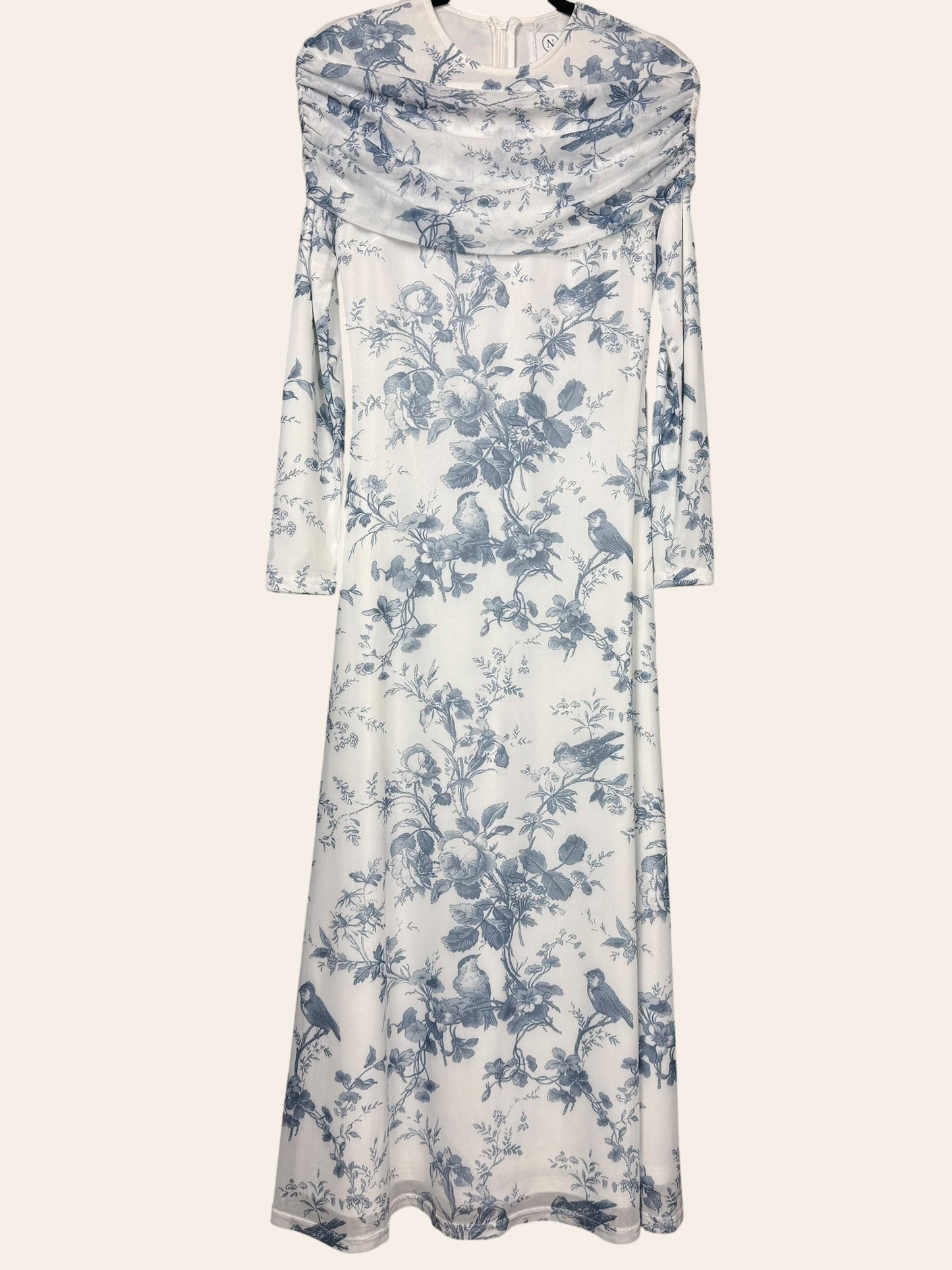 Nina Blue floral print
