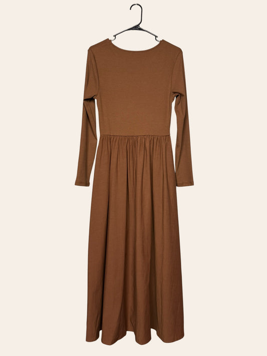 Fashion Brown Maxi Dress