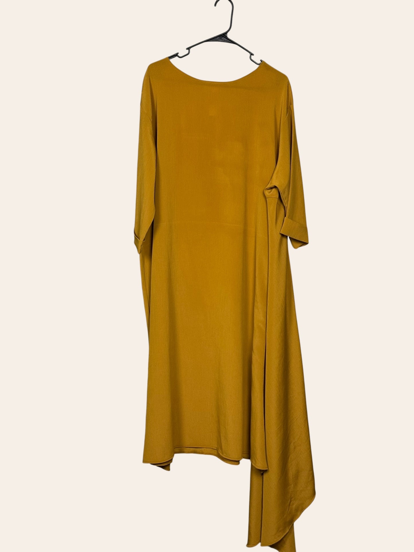 Mimu Maxi mustard irregular length