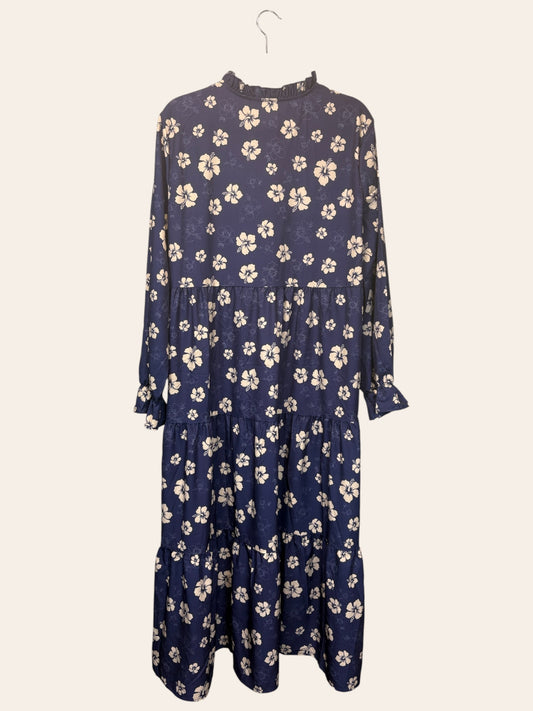 Hawaii Blue Floral Dress