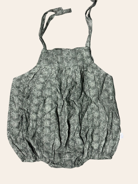 Green Baby Romper