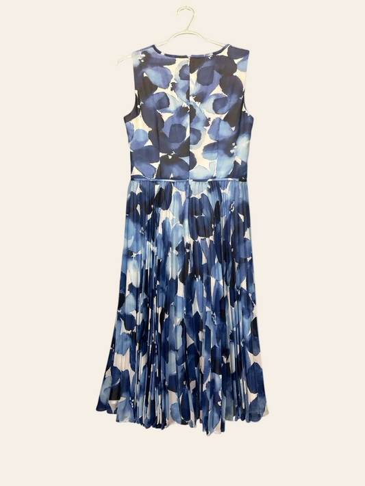 Maggy London Pleated Floral Dress