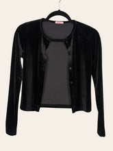 Udel NY Black Velvet Cardigan