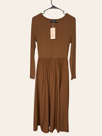 Fashion Brown Maxi Dress