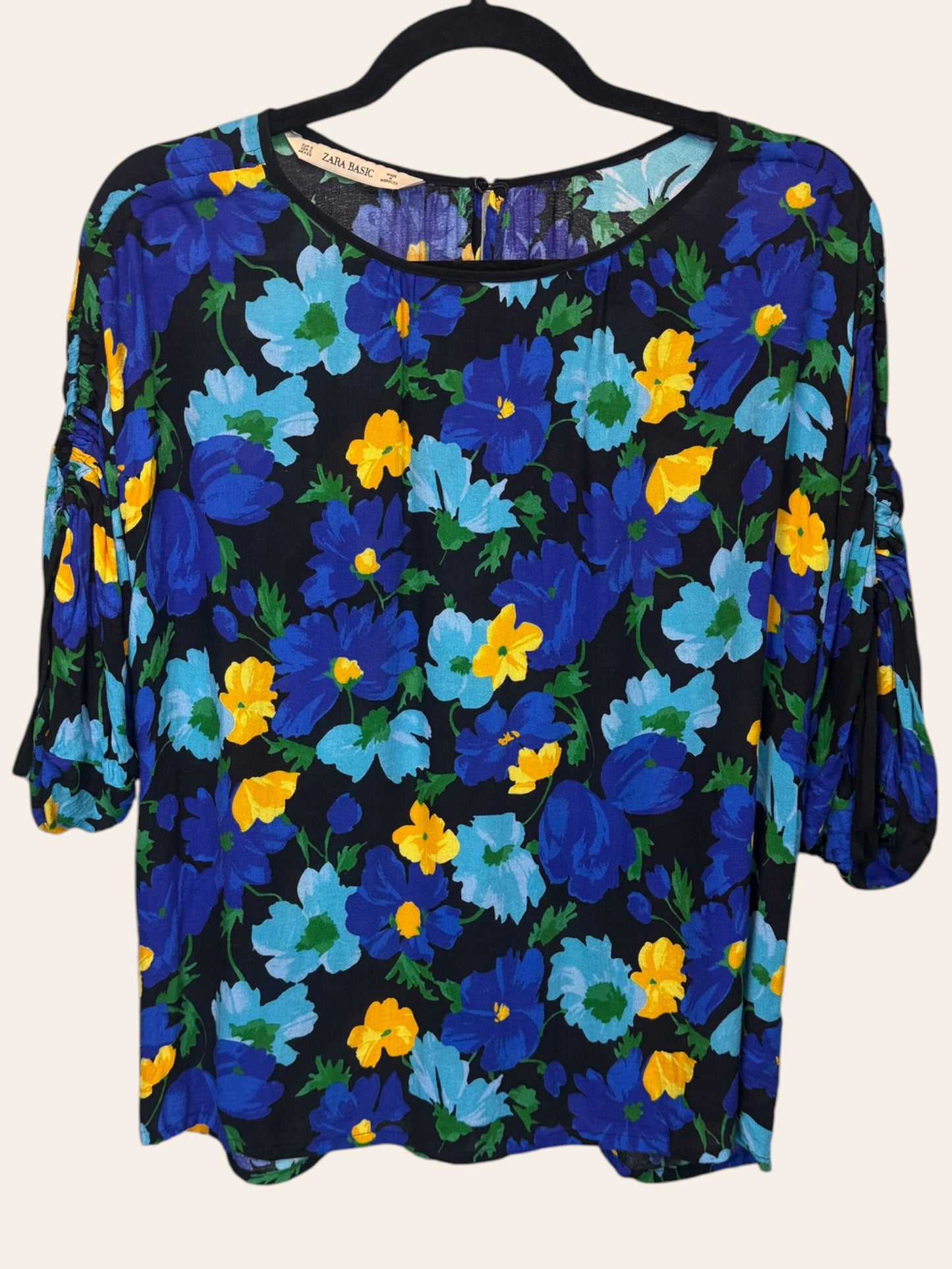 Zara Basic Floral Blouse