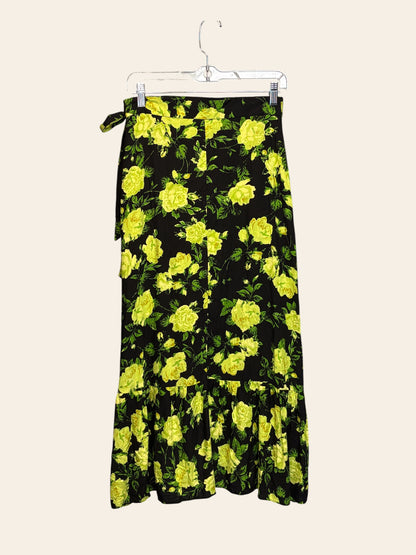 Floral Wrap Skirt
