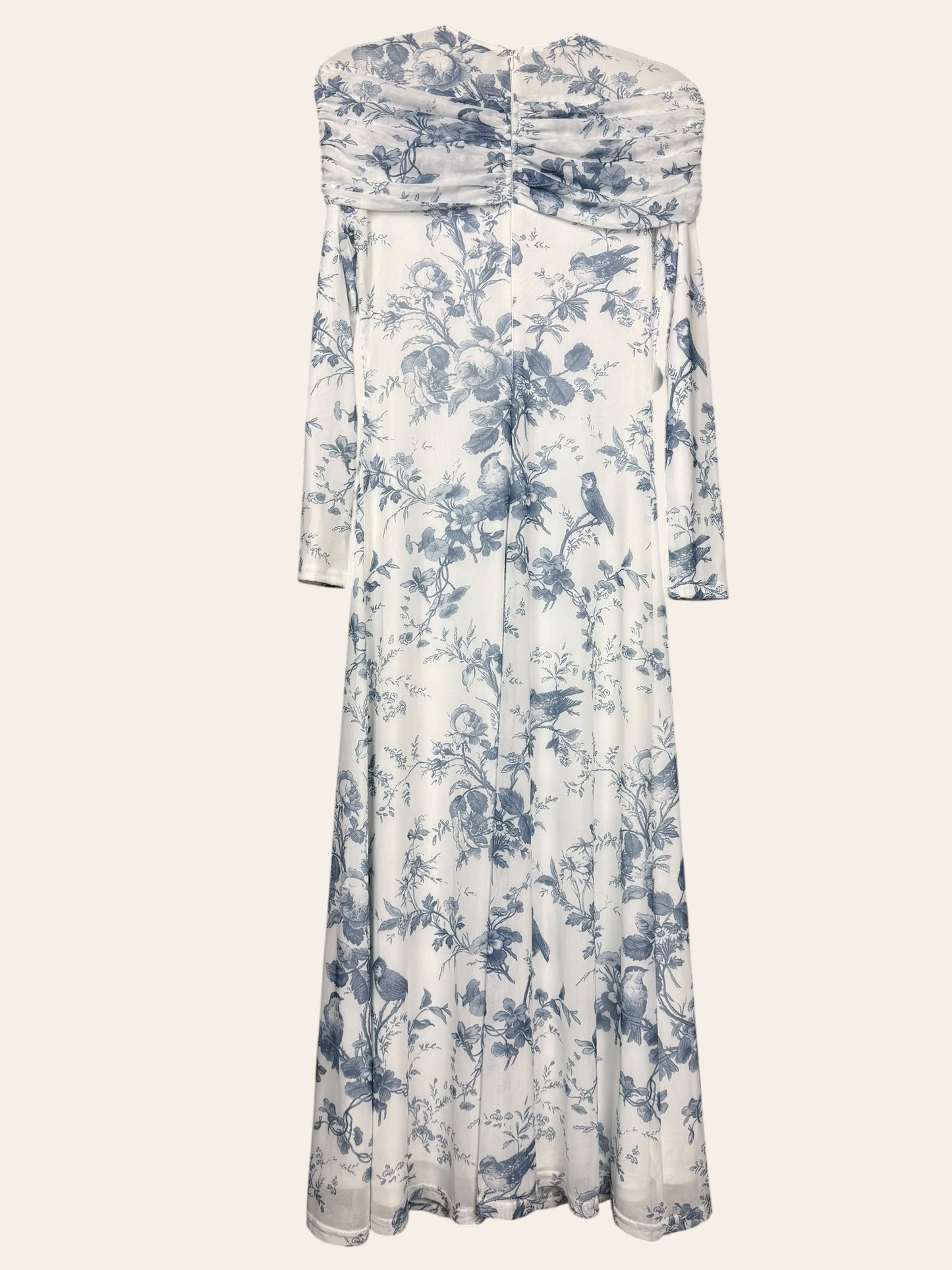 Nina Blue floral print