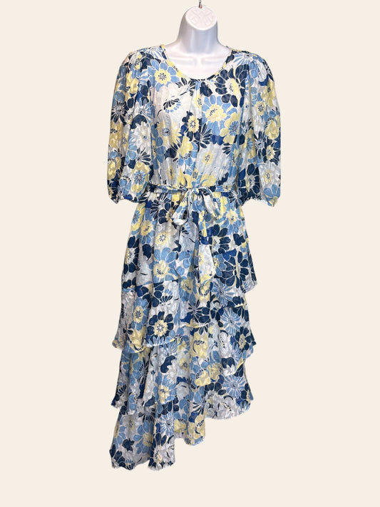 Sugarlips Asymmetrical Floral Dress