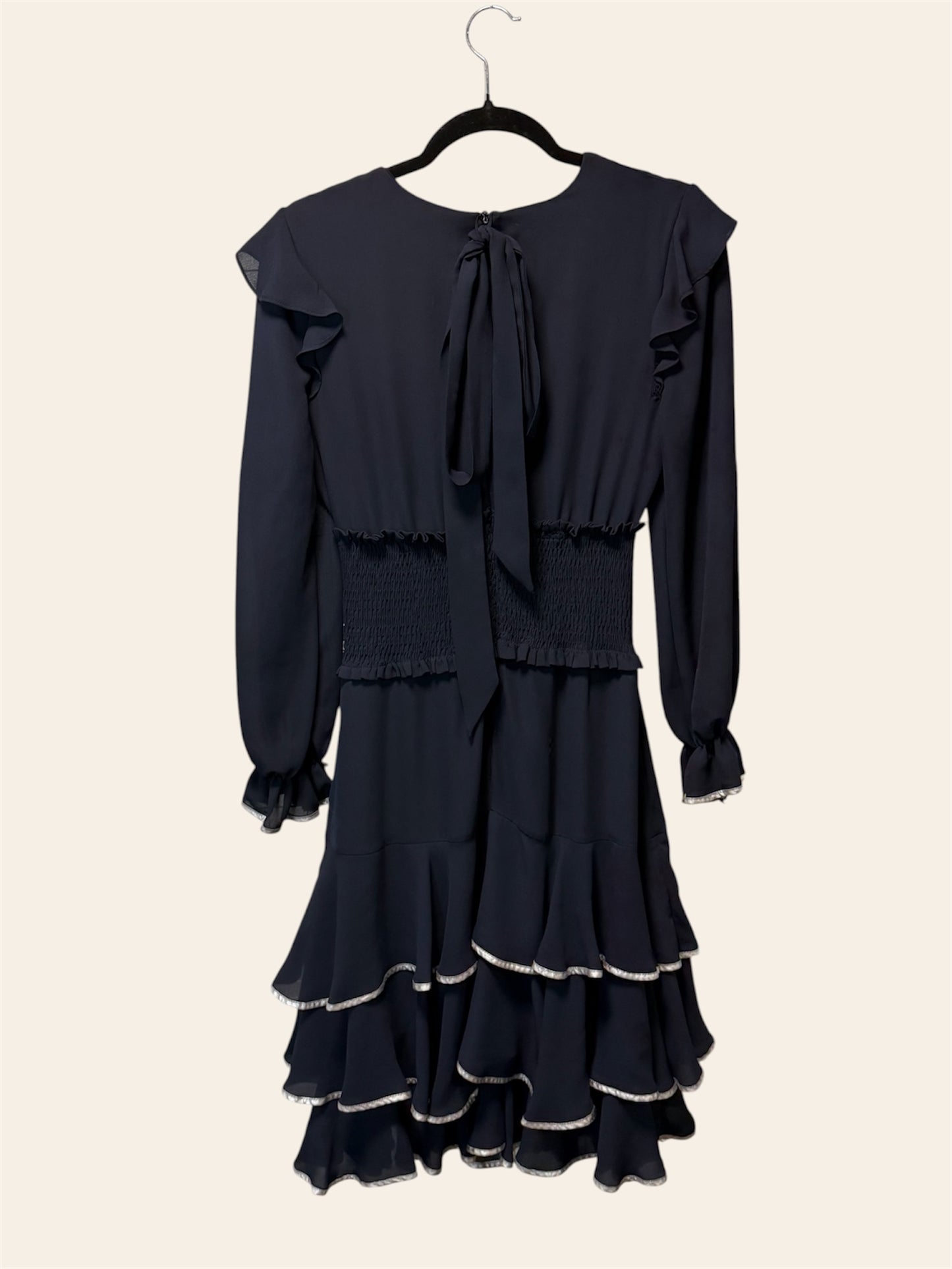 Touch Navy Tiered Dress