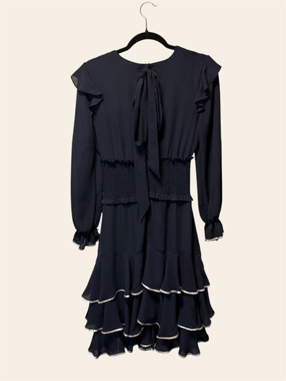 Touch Navy Tiered Dress