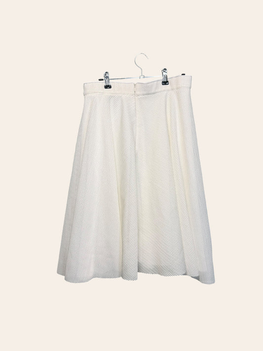 White Hard Mesh Skirt
