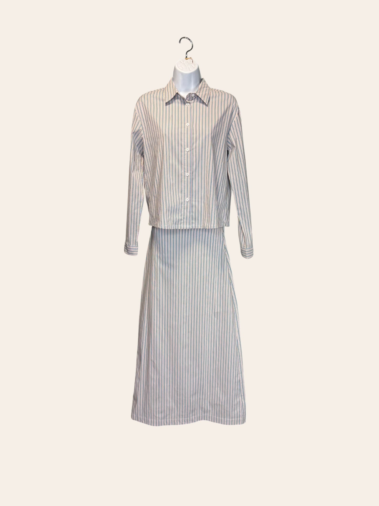 Luum Kimberly Popl N stripe top and skirt set