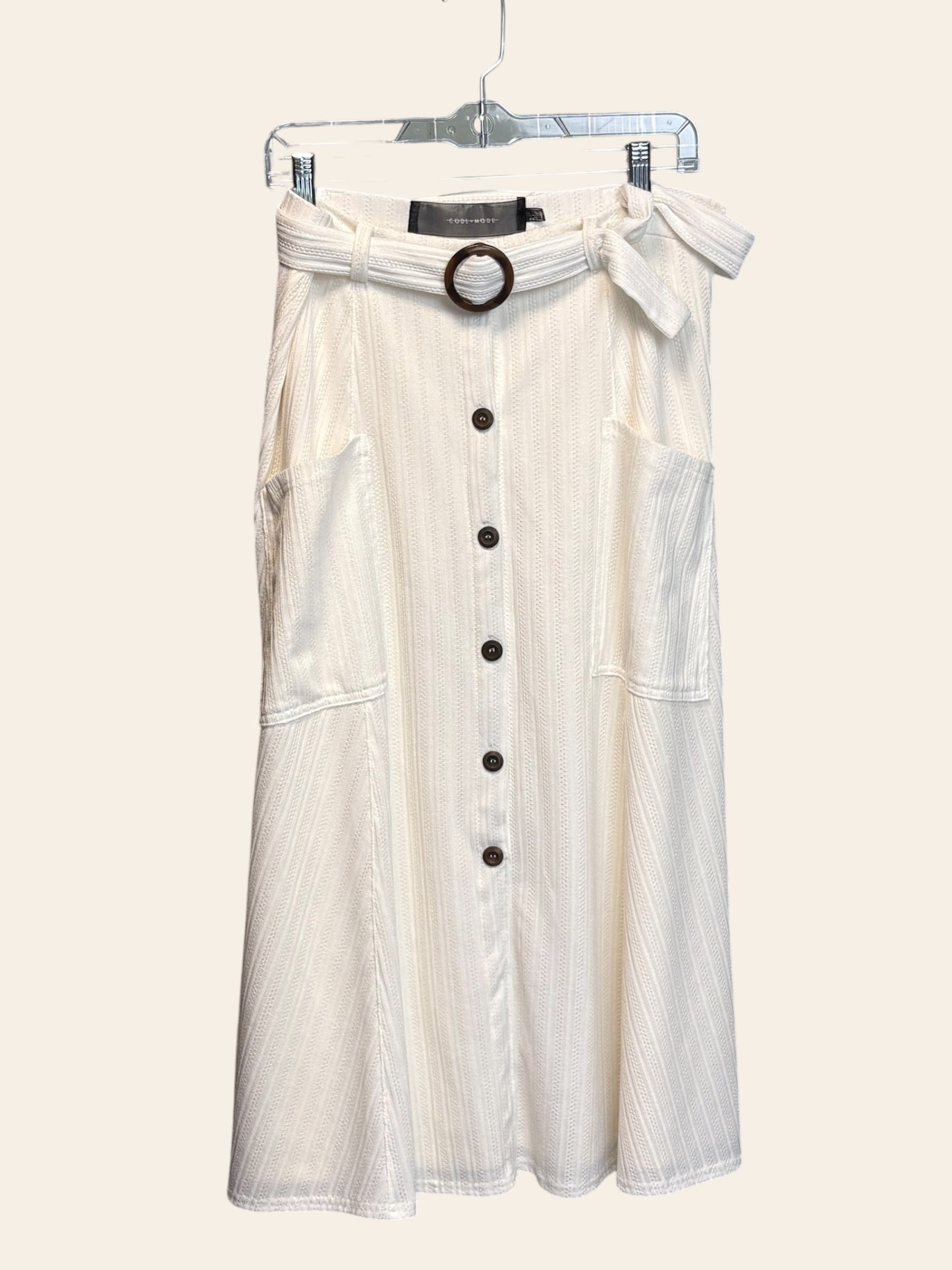 Code Mode White Skirt