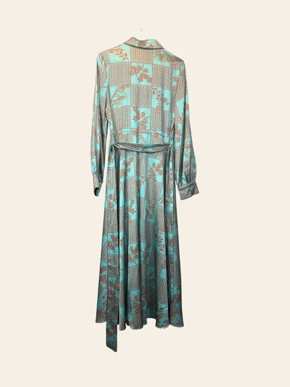 Current Air Collar Pattern Dress