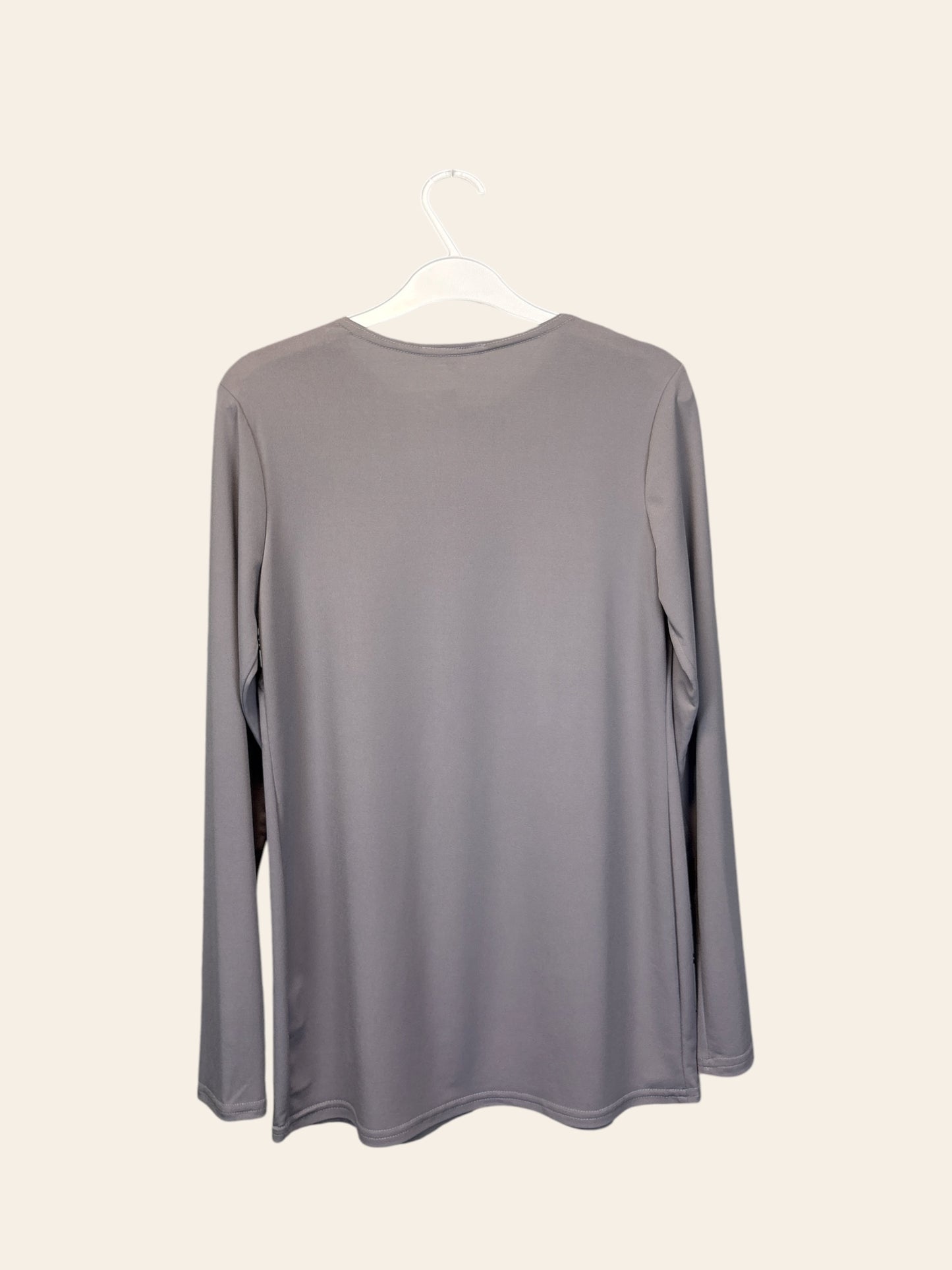 Ran Design Light Gray Top
