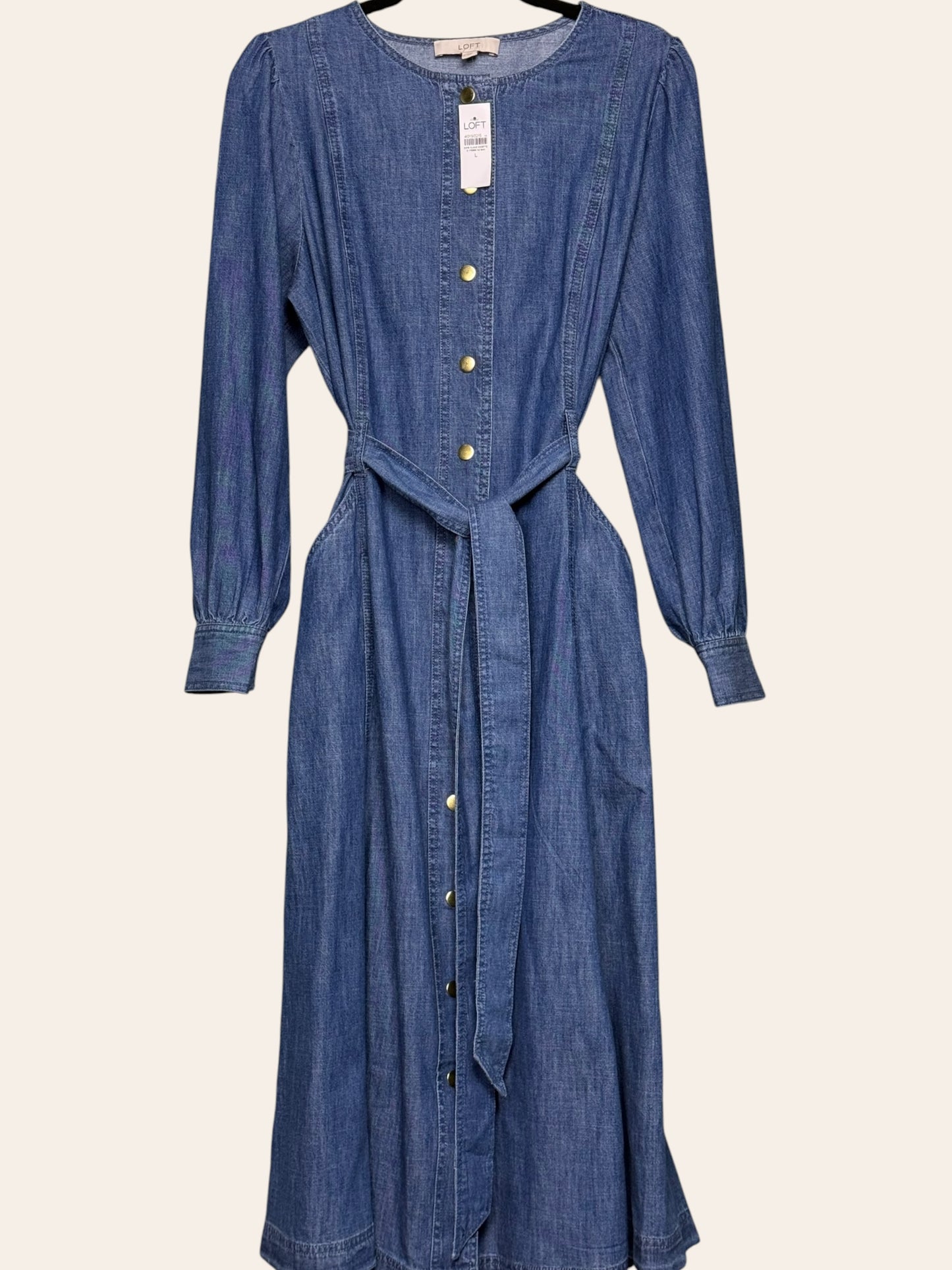 Loft Denim Tie Dress