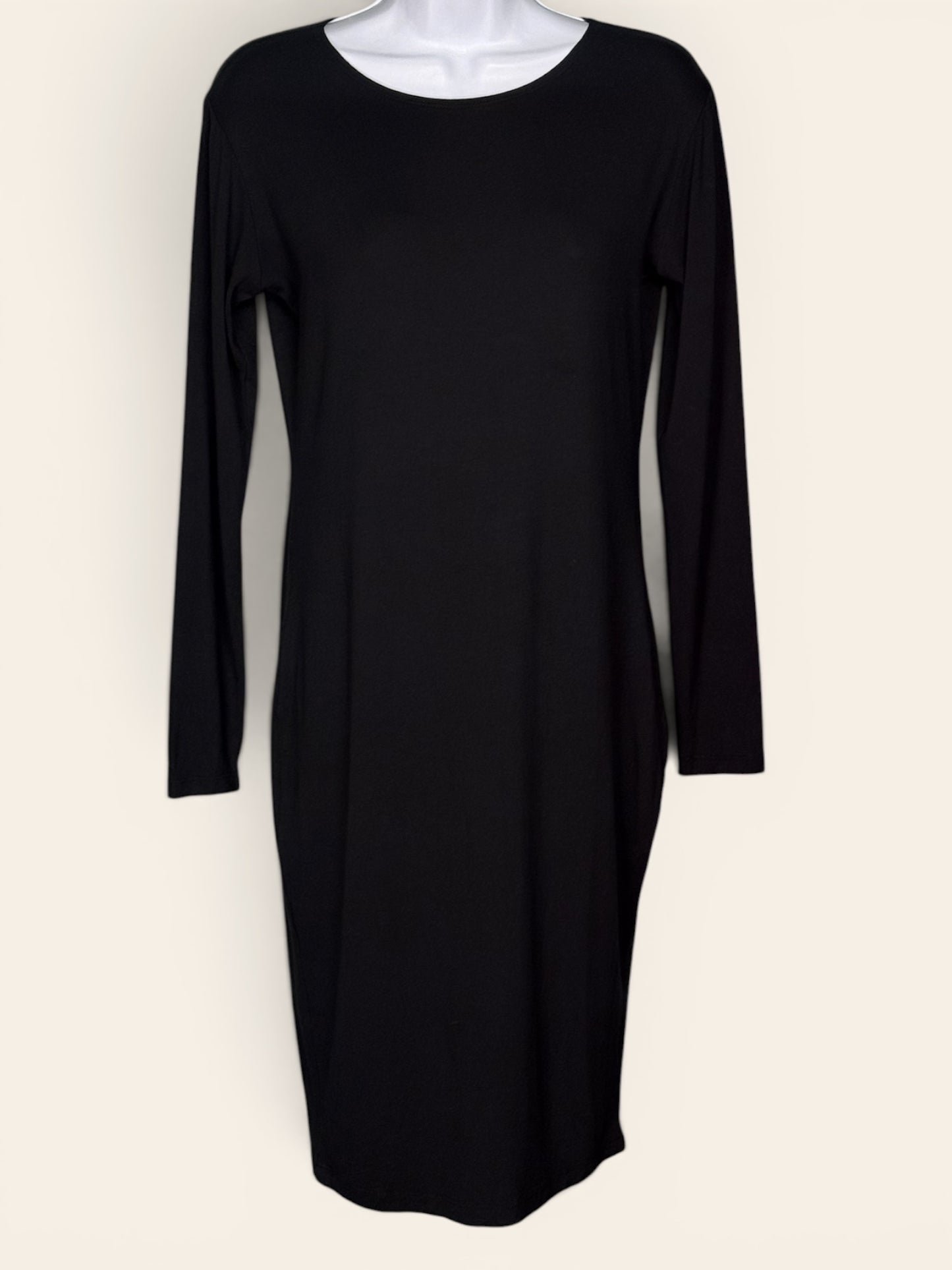 Mimu Maxi Black Pencil Dress
