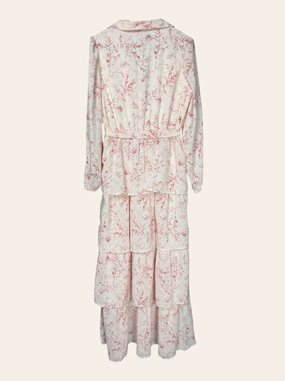 Udel NY Layered dress white pink