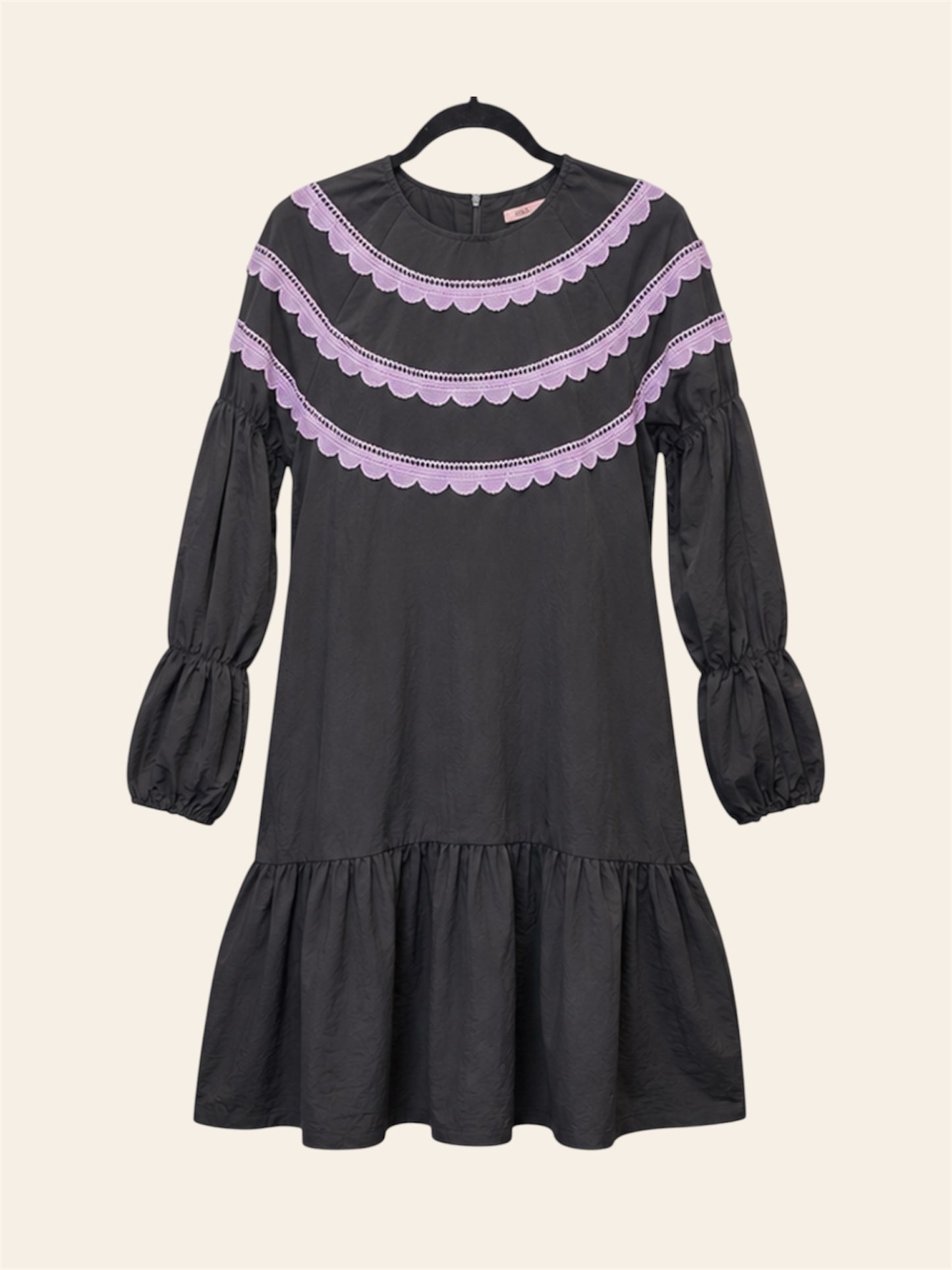 Udel NY Black and Purple Dress