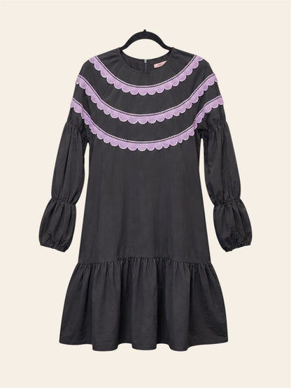 Udel NY Black and Purple Dress