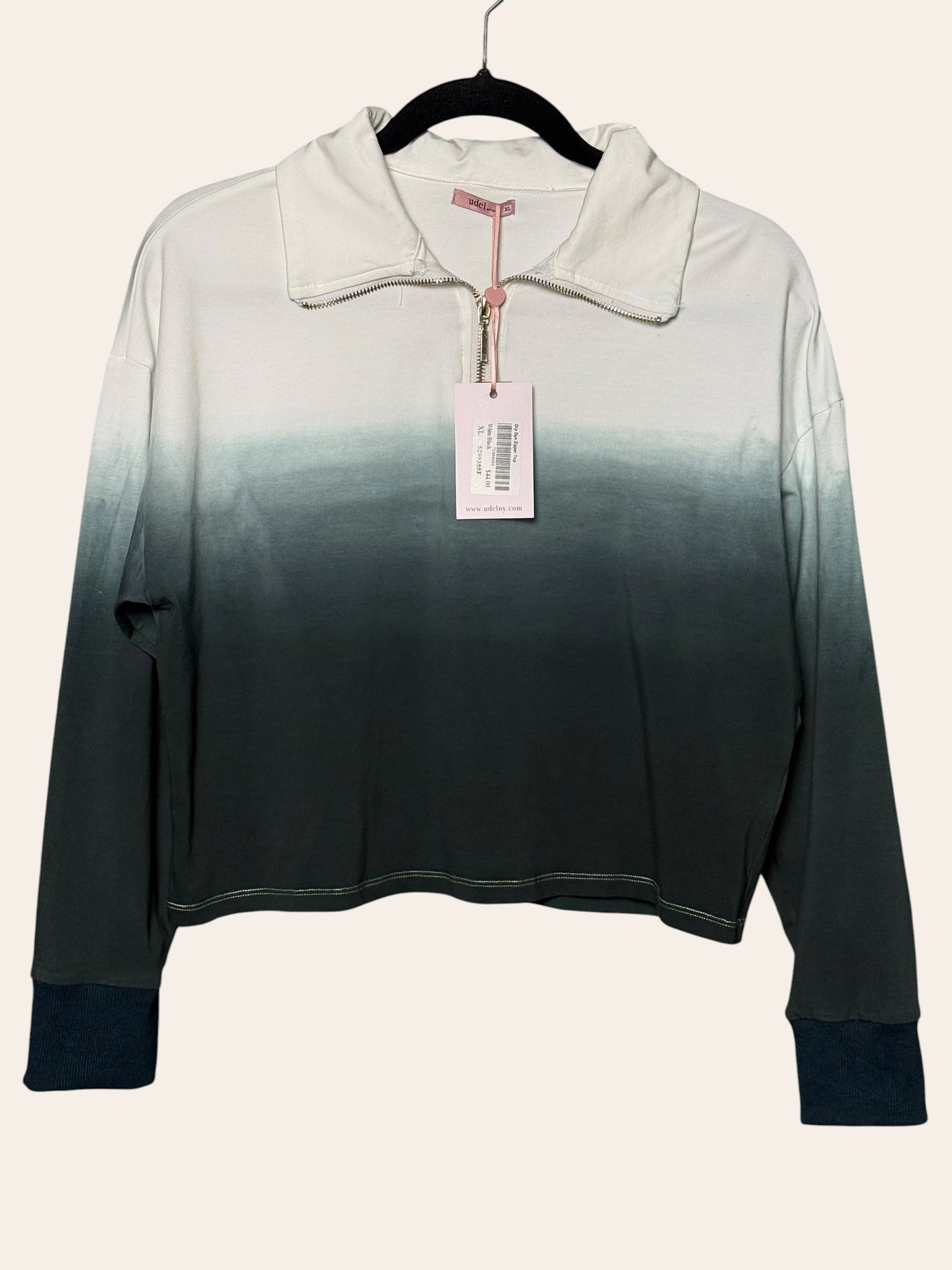Udel NY Dip Dye Zipper Top