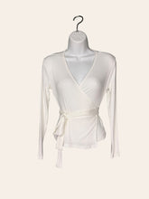 Blank White Tie Top