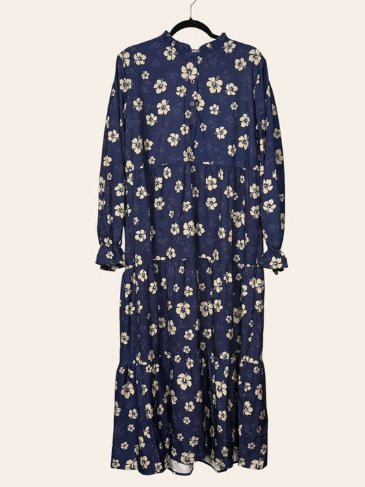 Hawaii Blue Floral Dress