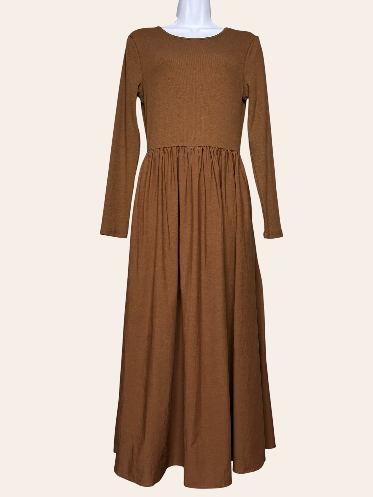 Fashion Brown Maxi Dress