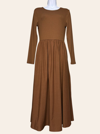 Fashion Brown Maxi Dress
