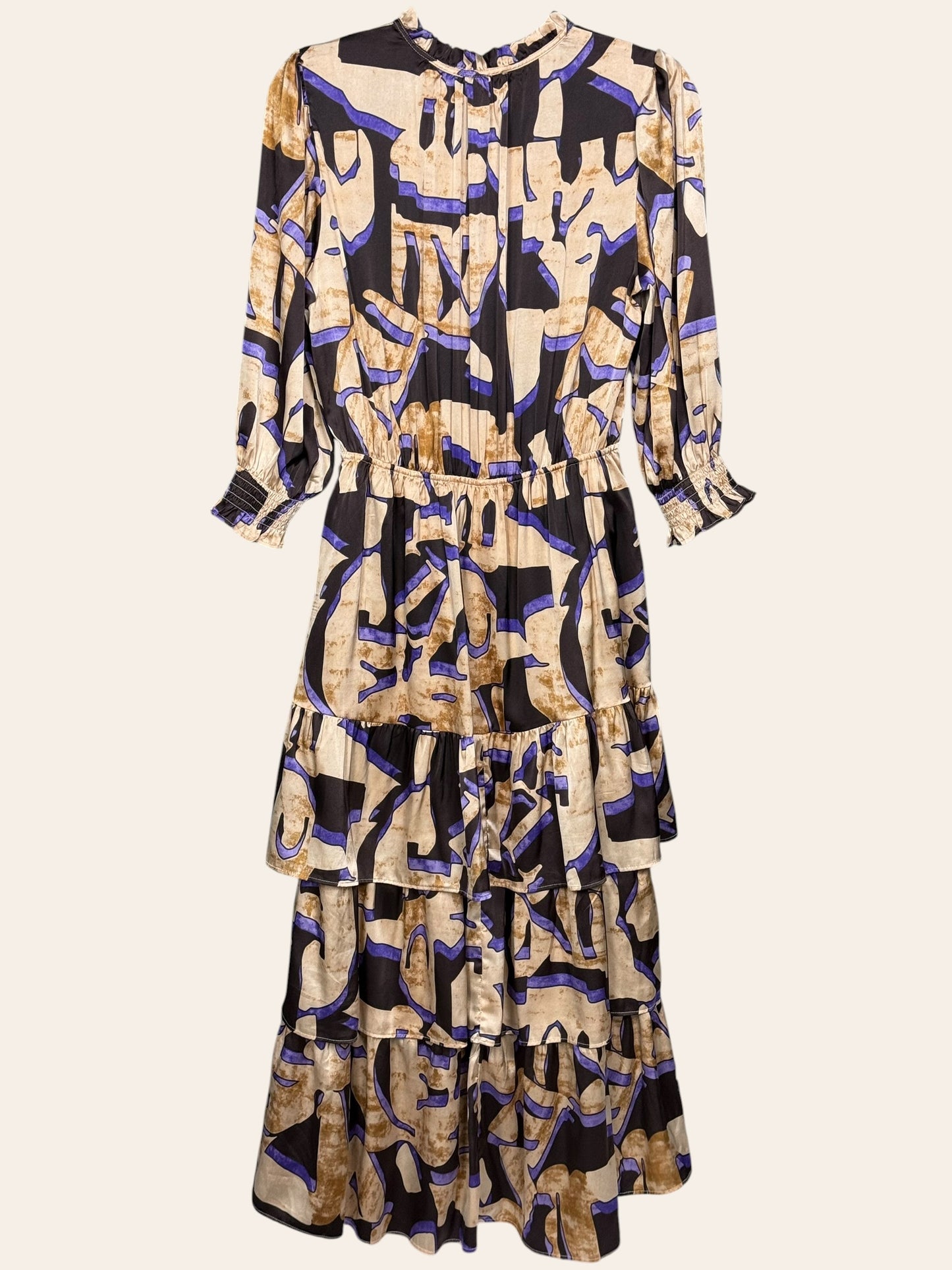 Mellowday Purple and Brown Dress