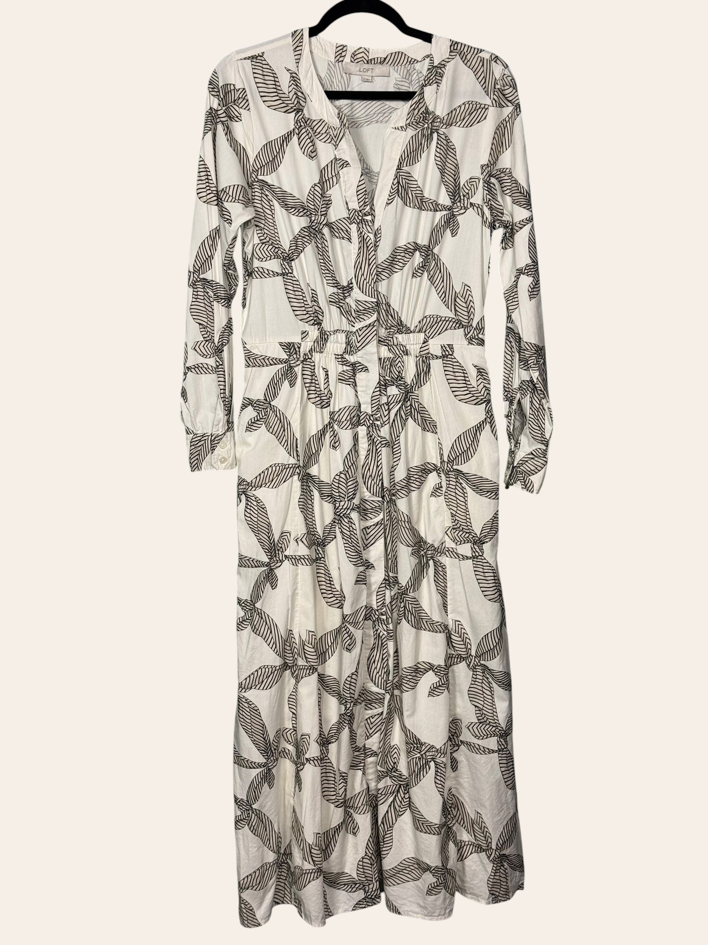 Loft Tie Pattern Dress