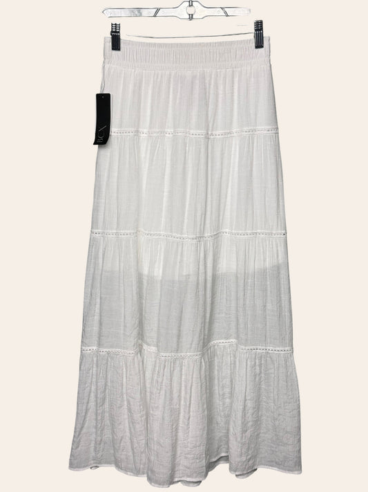 BXY Off White Maxi Skirt