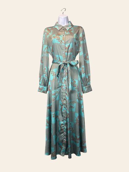 Current Air Collar Pattern Dress
