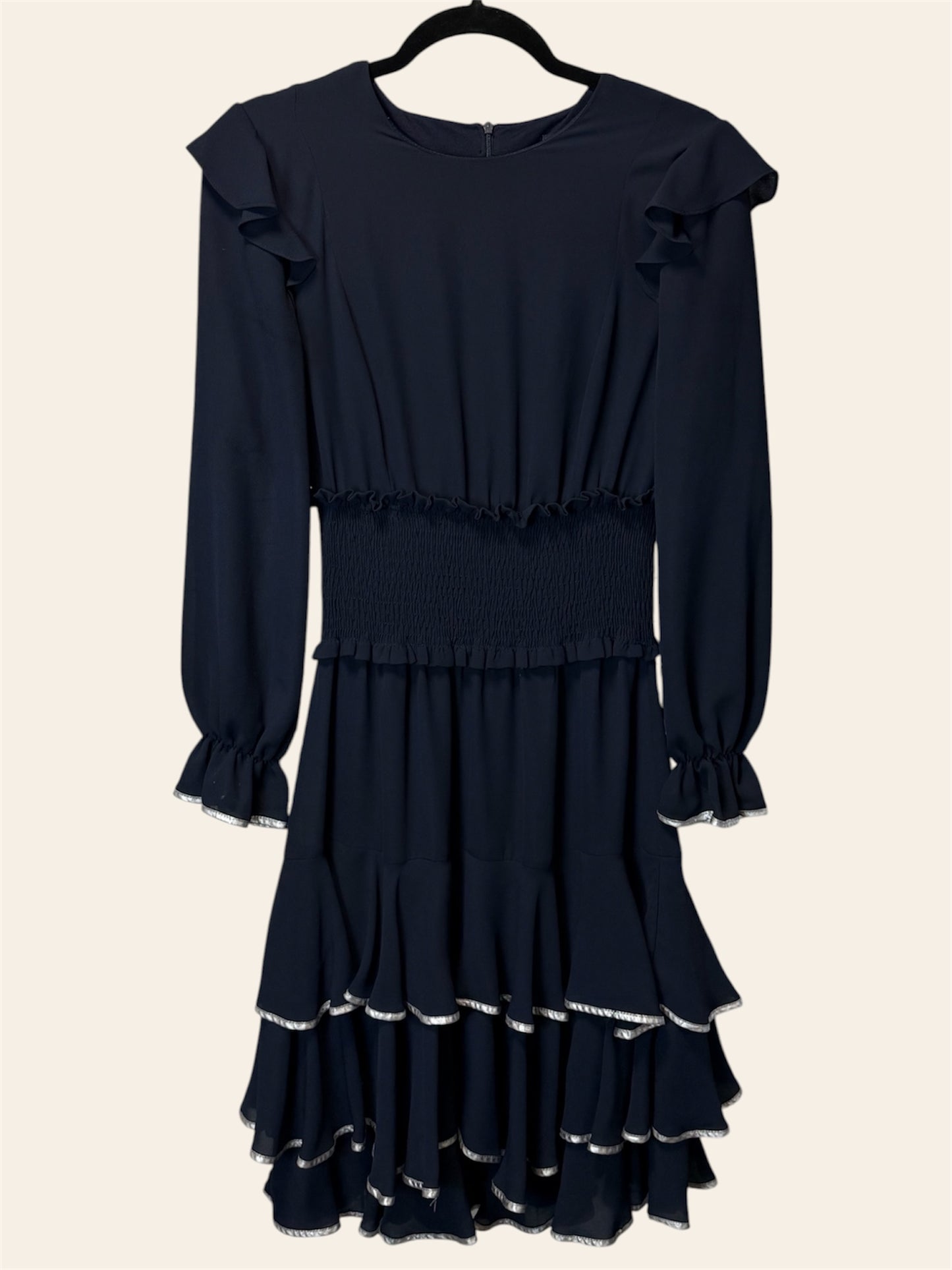 Touch Navy Tiered Dress