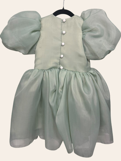 Lisa girls green gown