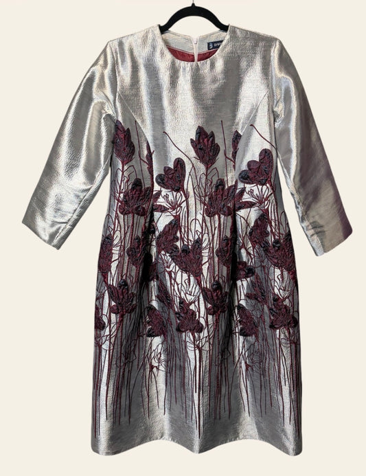 Barelli Floral Silver Dress