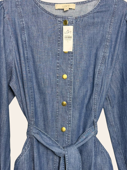 Loft Denim Tie Dress