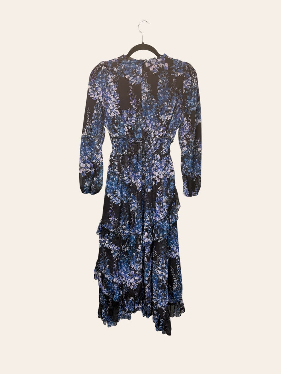 Ppano Blue Floral Dress