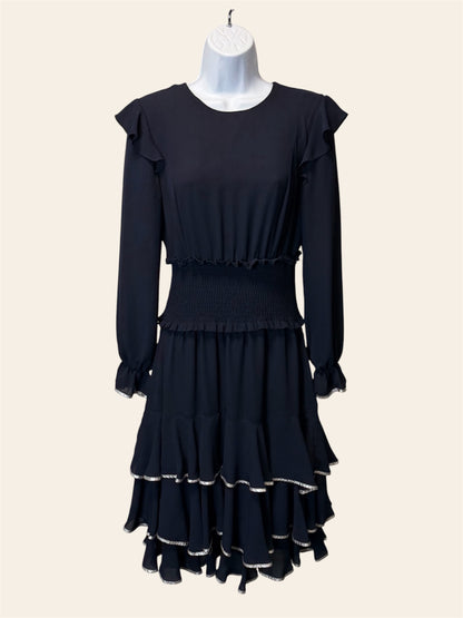Touch Navy Tiered Dress
