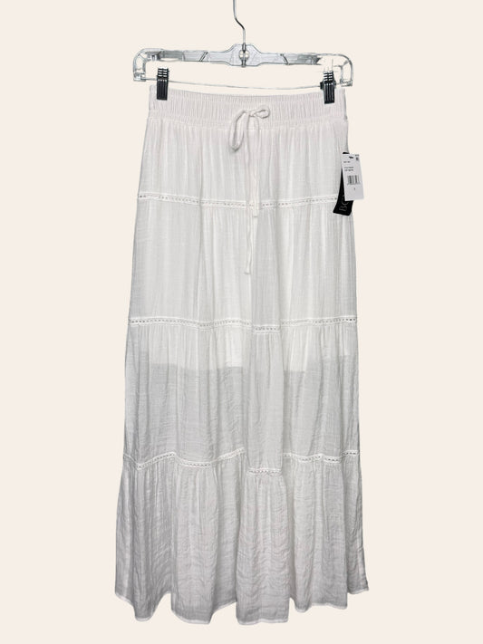 BXY Off White Maxi Skirt