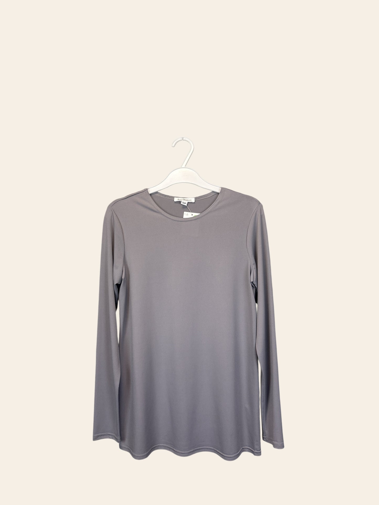 Ran Design Light Gray Top