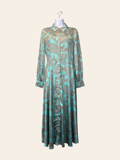 Current Air Collar Pattern Dress