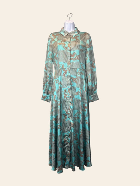 Current Air Collar Pattern Dress