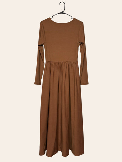 Fashion Brown Maxi Dress