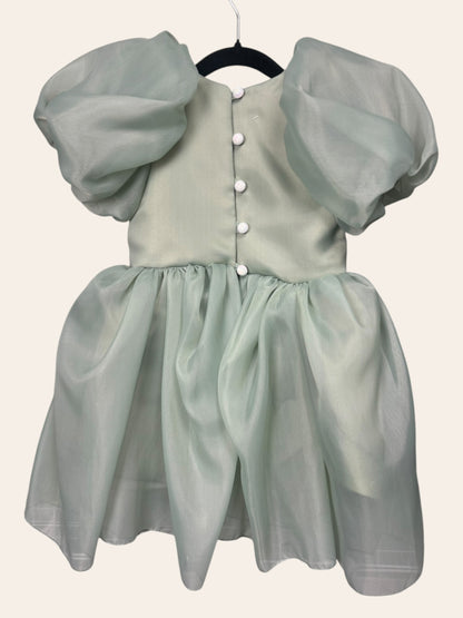 Lisa light green girls gown